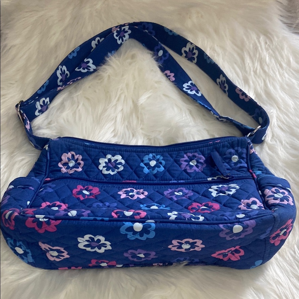 Vera Bradley Floral Blue Shoulder Bag